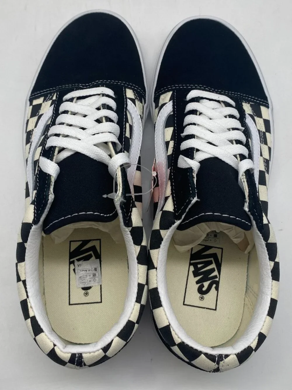 VANS OLD SKOOL BLACK/WHITE US MEN SIZE 9.0 ( WOMEN 10.5 )